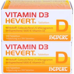 VITAMIN D3 HEVERT tabletki 200 szt