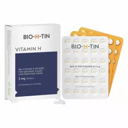 BIO-H-TIN Witamina H 5 mg na 6 miesięcy tabletki, 90 szt