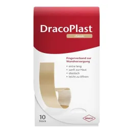 Dracoplast Fingerstrips 2x12cm gumka, 10 szt
