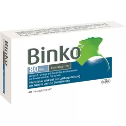 BINKO 80 mg tabletki z filmu, 60 szt
