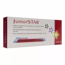 JUNIORSTAR Urządzenie do wstrzykiwania czerwone, 1 szt