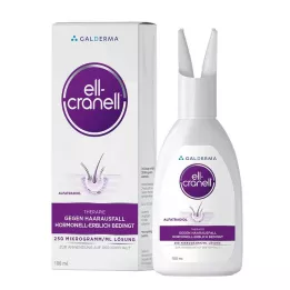 ELL-CRANELL 250 mikrogramów/ml roztwór do stosowania na głowę, 100 ml