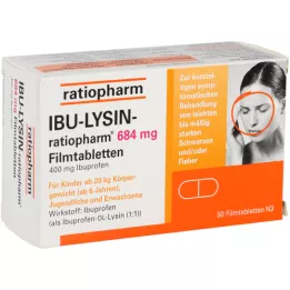 IBU-LIZYNAratiopharm 684 mg tabletki powlekane, 50 szt