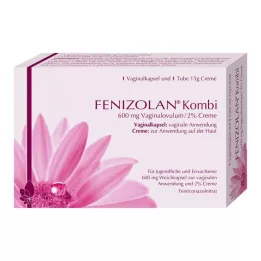 FENIZOLAN Combi 600 mg globulki dopochwowe + 2% krem, 1 P