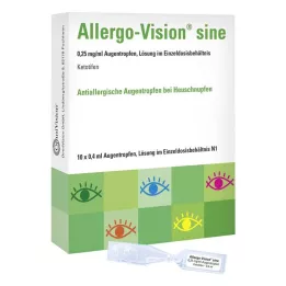 ALLERGO-VISION sinus 0,25 mg/ml AT w opakowaniu jednodawkowym, 10X0,4 ml