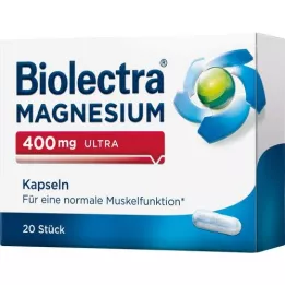 BIOLECTRA Magnez 400 mg ultra kapsułki, 20 szt