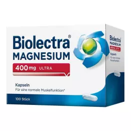 BIOLECTRA Magnez 400 mg ultra kapsułki, 100 szt