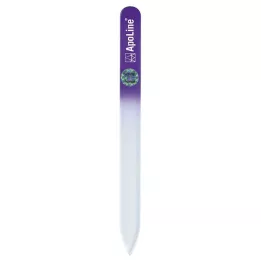 APOLINE Pilnik do paznokci szklany 14 cm fioletowy, 1 szt