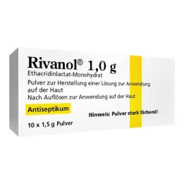 Rivanol 1,0 g proszek, 10 szt