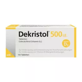 DEKRISTOL Tabletki 500 IU, 100 szt