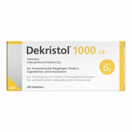 DEKRISTOL Tabletki 1000 IU, 200 szt