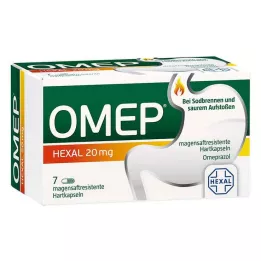 OMEP HEXAL 20 mg kapsułki twarde dojelitowe, 7 szt
