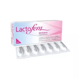 LACTOFEM Kwas mlekowy czopki pochwy, 7 szt