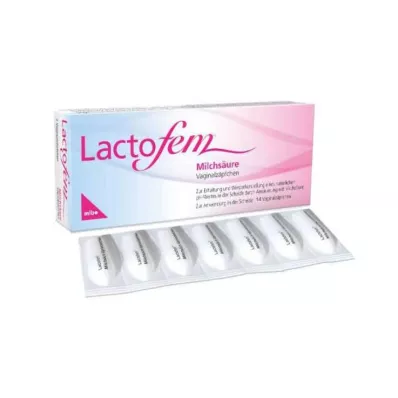 LACTOFEM Globulki dopochwowe z kwasem mlekowym, 14 szt LACTOFEM Globulki dopochwowe z kwasem mlekowym, 14 szt