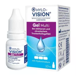 HYLO-VISION Żelowe krople do oczu multi, 10 ml