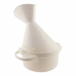 Inhalator plastikowy biały 2 części, 1 sztuka