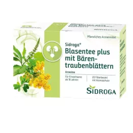 SIDROGA Herbatka z pęcherza moczowego plus z liśćmi mącznicy lekarskiej, 20X2,0 g