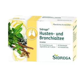 SIDROGA Torebki filtrujące na kaszel i oskrzela, 20 x 2,0 g