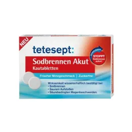 TETESEPT Tabletki do żucia na zgagę ostrą, 20 szt
