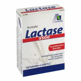 LACTASE 3500 FCC tabletek w dozowniku klikalnym, 100 szt