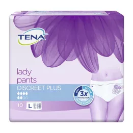 Tena Dyskretny plus spodnie Lady Plus L duża, 10 szt