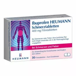 IBUPROFEN Tabletki przeciwbólowe Heumann 400 mg, 30 szt