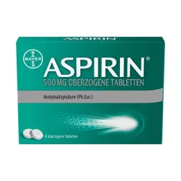 ASPIRIN 500 mg tabletki powlekane, 8 szt