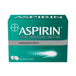 ASPIRIN 500 mg tabletki powlekane, 40 szt