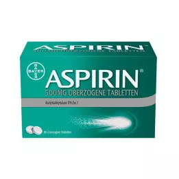 ASPIRIN 500 mg tabletki powlekane, 80 szt