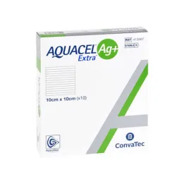 Kompresy Aquacel Ag + Extra 10x10 cm, 10 szt
