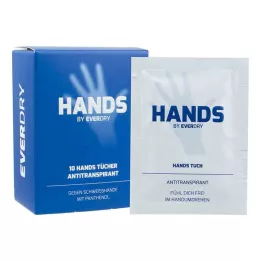 Everdry Antiperspirant Cloths na ręce, 10 szt
