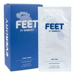 EVERDRY Chusteczki do stóp, 10 sztuk