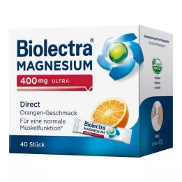 BIOLECTRA Magnez 400 mg ultra Direct Orange, 40 szt