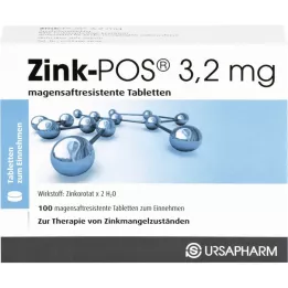 Cynk Pos 3,2 mg tabletki żołądka, 100 szt