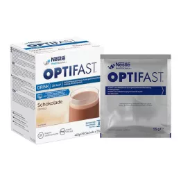 OPTIFAST domowa Czekolada w proszku do picia, 8X55 g