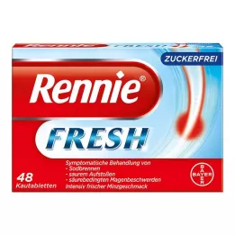 RENNIE FRESH Tabletki do żucia 48 szt