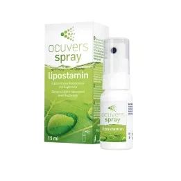 OCUVERS spray lipostaminowy do oczu z świetlikiem, 15 ml