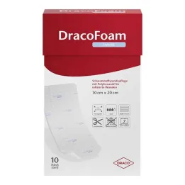 Dracofoam Piankowe opatrunki na rany 10x20cm, 10 szt