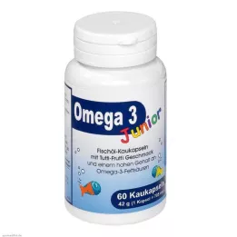 OMEGA-3 kapsułki do żucia Junior Berco, 60 szt