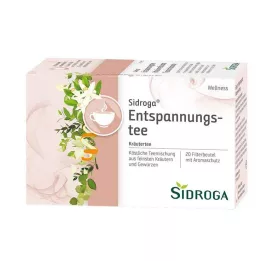 SIDROGA Torebki filtrujące do herbaty Wellness Relaxation, 20 x 1,75 g