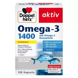 DOPPELHERZ Omega-3 1400 kapsułek, 120 sztuk