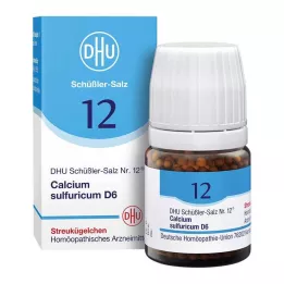 BIOCHEMIE DHU 12 Globulek wapnia sulfuricum D 6, 10 g