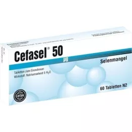 CEFASEL 50 μg tabletek, 60 szt