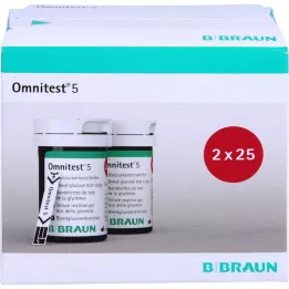 Test omnite 5 paski testowe, 2x25 szt