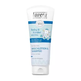 Lavera Baby & Children Wrażliwe ubrania i szampon, 200 ml