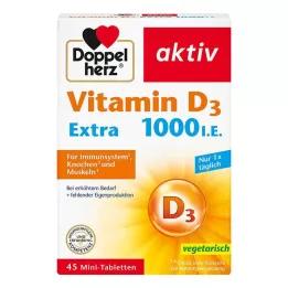 DOPPELHERZ Witamina D3 1000 I.E. EXTRA Tabletki 45 szt