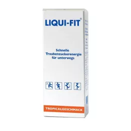 LIQUI FIT płynny roztwór cukru w torebce Tropical, 12 szt