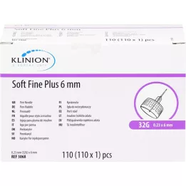 SOFT FINE plus kaniule 6 mm 31 G 0,25 mm, 110 szt