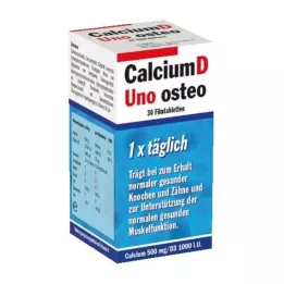 Tablety filmowe w Calcu D UNO Osteo, 30 szt