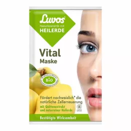 LUVOS Maska z glinką leczniczą Vital Cosmetics Natural, 2X7,5 ml